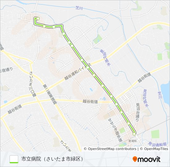 東浦01H バスの路線図