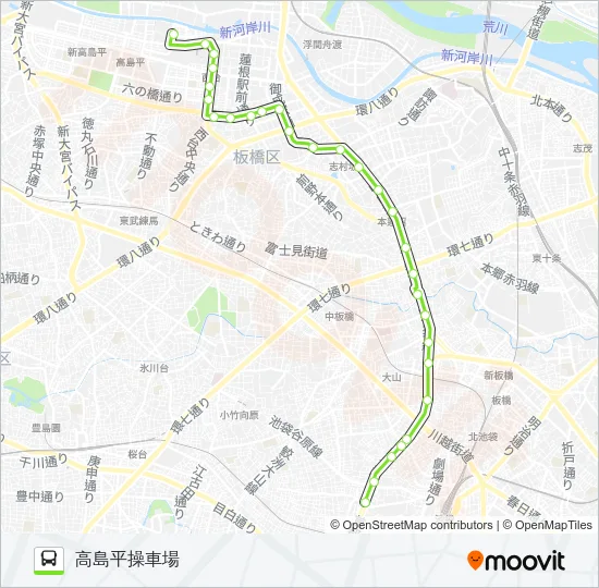 池20-2 Bus Line Map