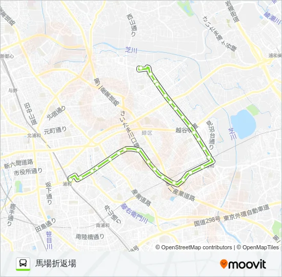 浦04-2 Bus Line Map