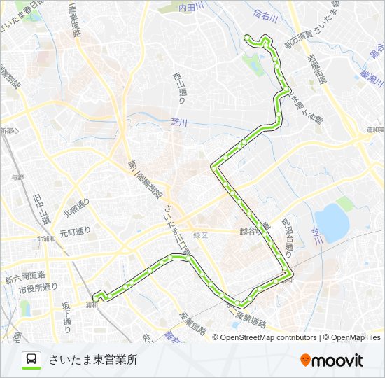 浦04-3 bus Line Map