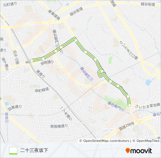浦50-2 bus Line Map