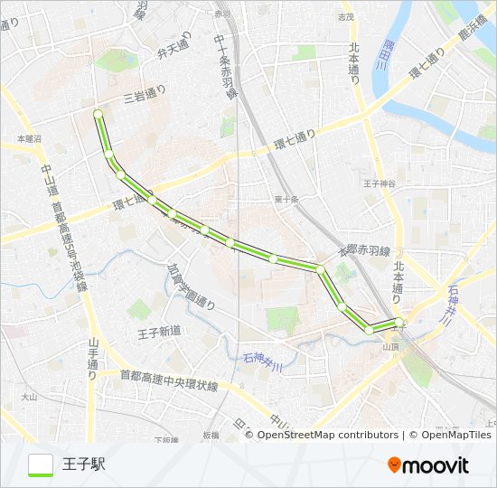 王23-2 bus Line Map