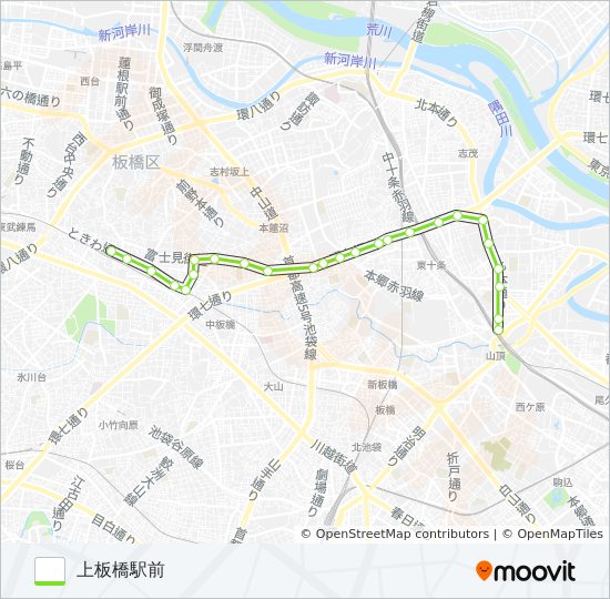 王54-2 bus Line Map
