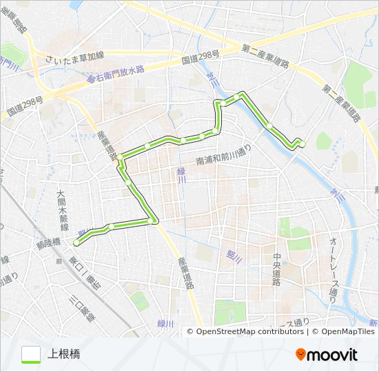 蕨01-2 bus Line Map