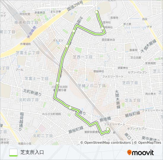 蕨05-2 bus Line Map