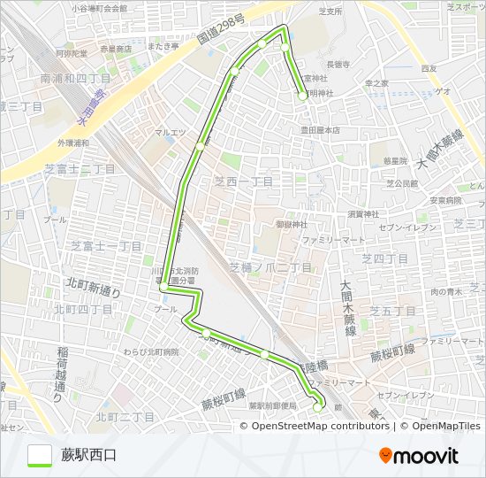蕨05-3 bus Line Map