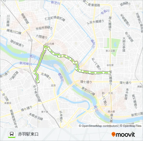 赤23-3 Bus Line Map