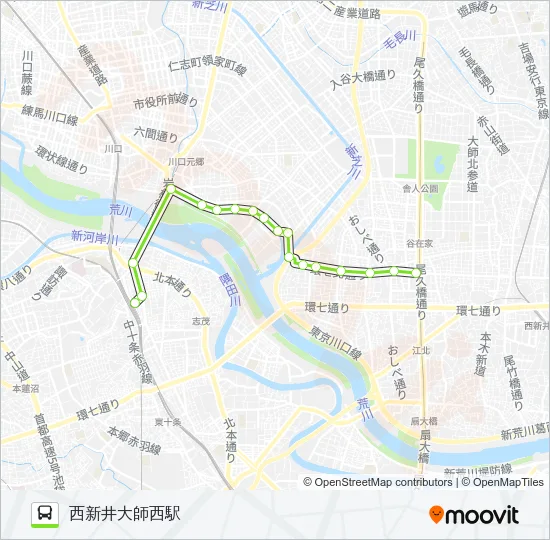 赤23-3 Bus Line Map