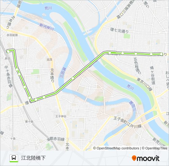 赤27-3 bus Line Map