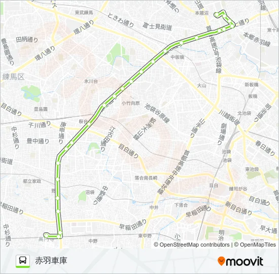 赤31-2 Bus Line Map