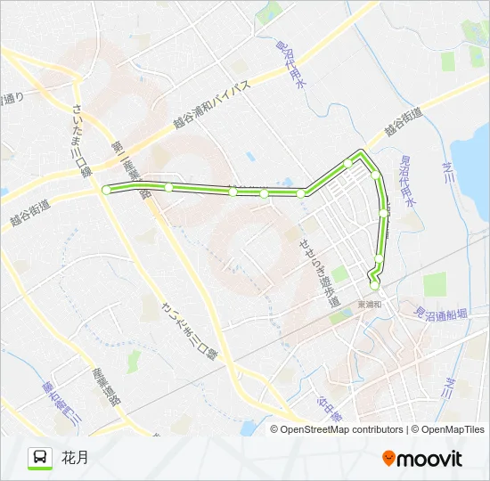 東浦80-2 バスの路線図