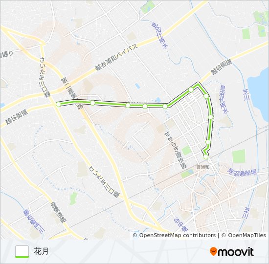 東浦80-2 バスの路線図