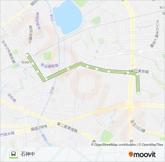東浦82-2 Bus Line Map