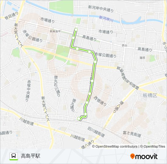 東練01-2 Bus Line Map