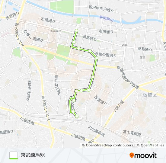 東練01-2 バスの路線図