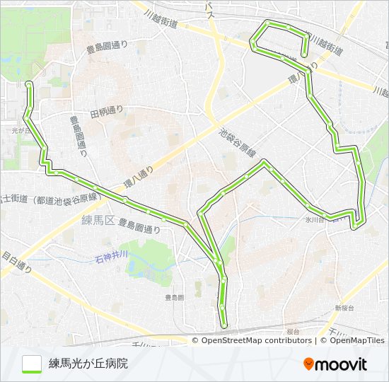 練馬03-2 バスの路線図