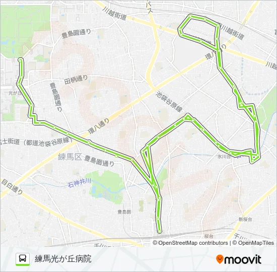 練馬03-5 Bus Line Map