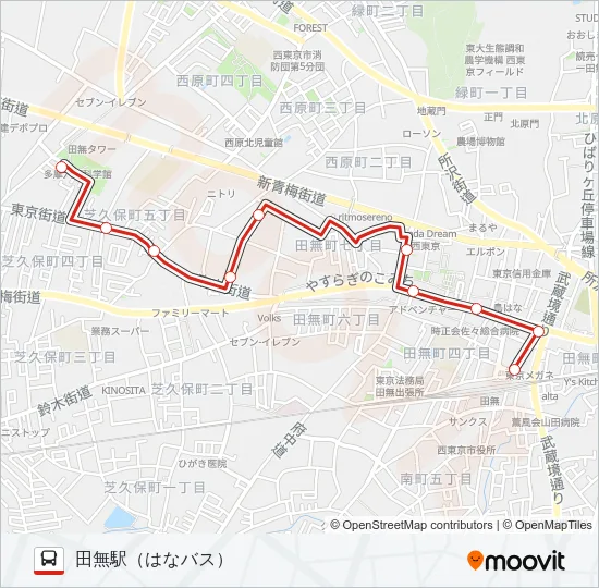 北出入  Line Map
