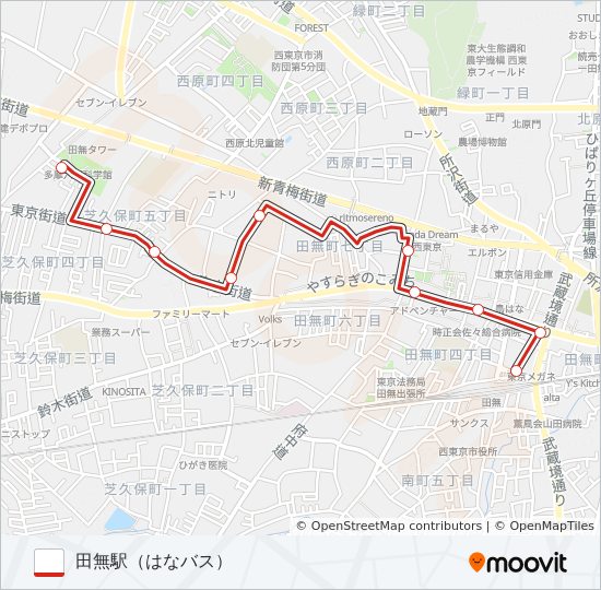 北出入 bus Line Map