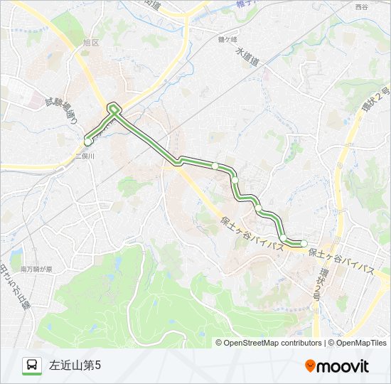 旭2 bus Line Map