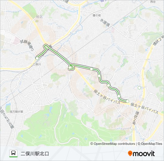旭2 bus Line Map