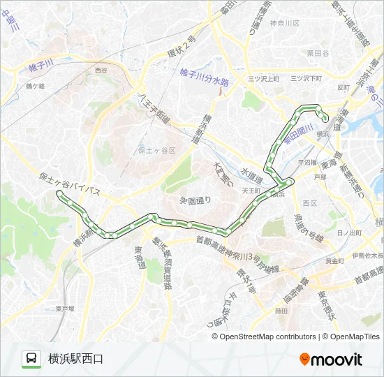 旭4 の路線図