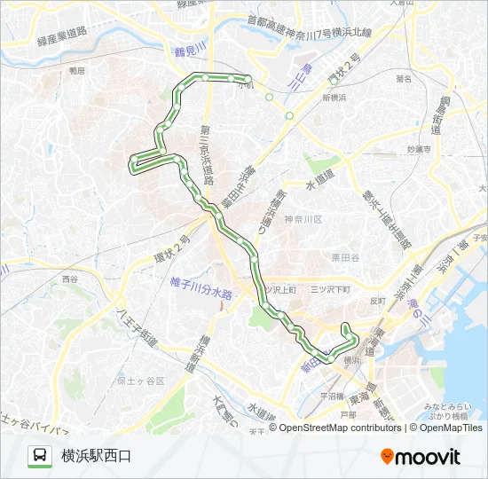 浜1  Line Map