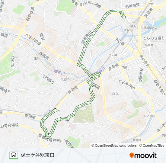 浜4 bus Line Map