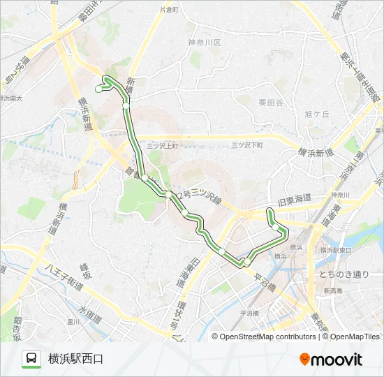 浜7 の路線図