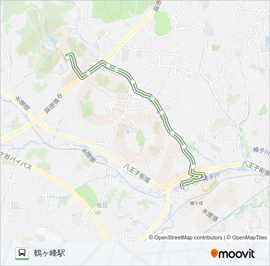 旭10 bus Line Map