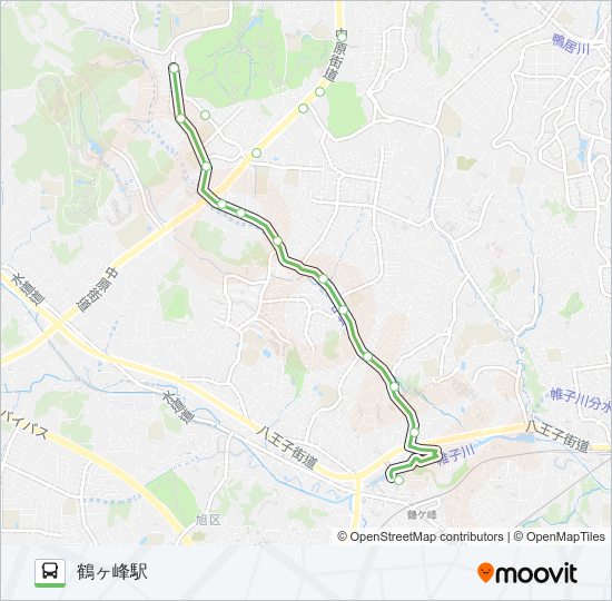 旭11 バスの路線図