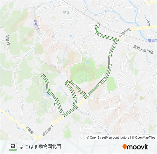 旭13 の路線図