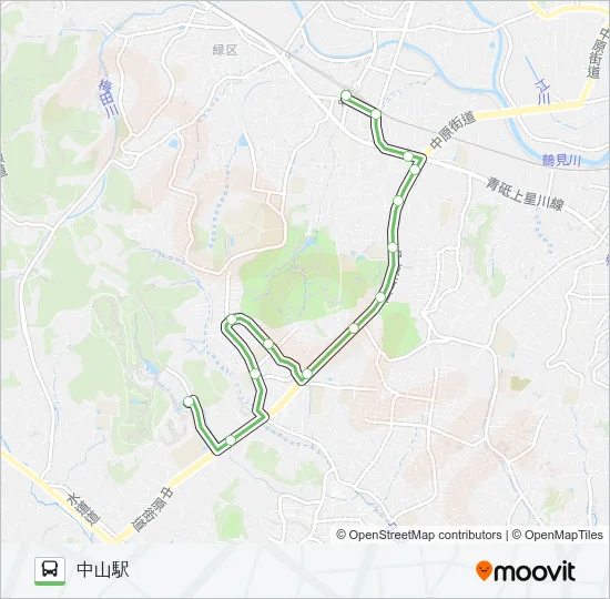 旭13 の路線図