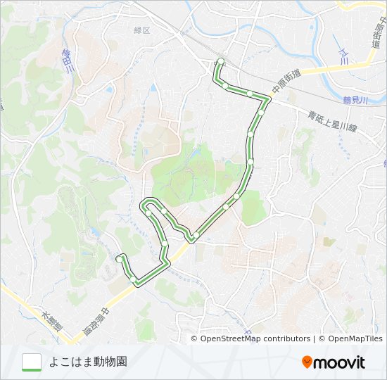 旭13 bus Line Map