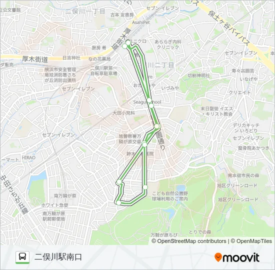 旭19 の路線図
