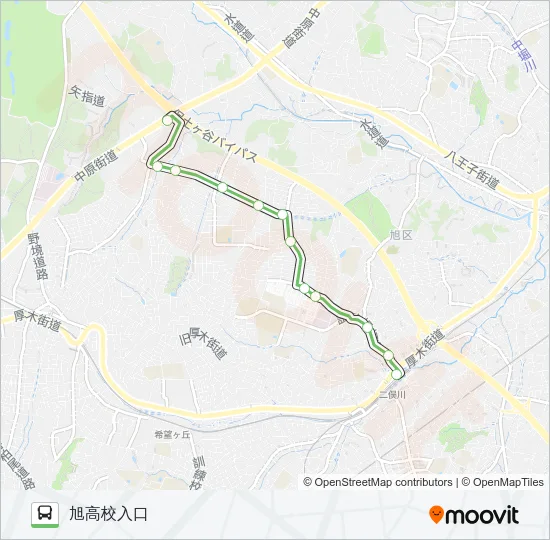 旭21 の路線図