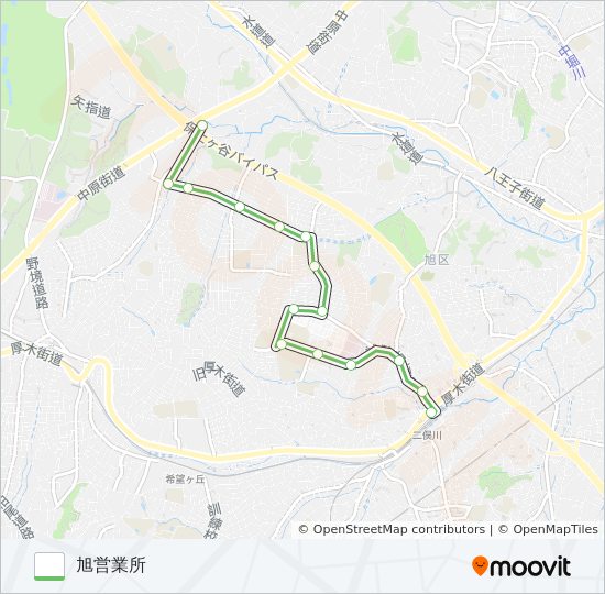 旭22 bus Line Map