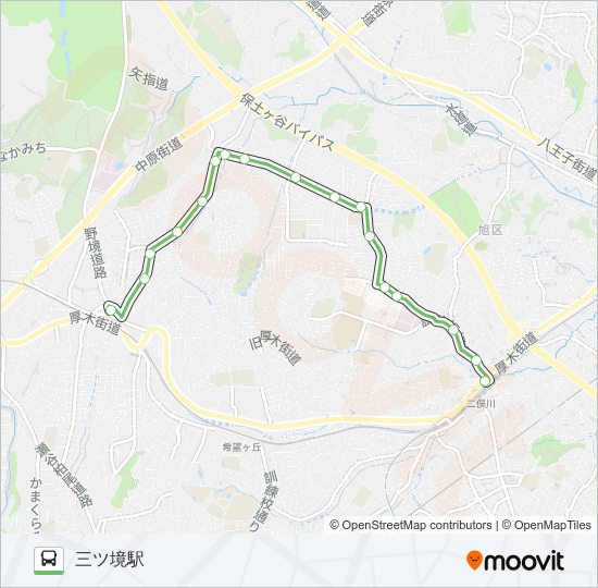 旭32 バスの路線図