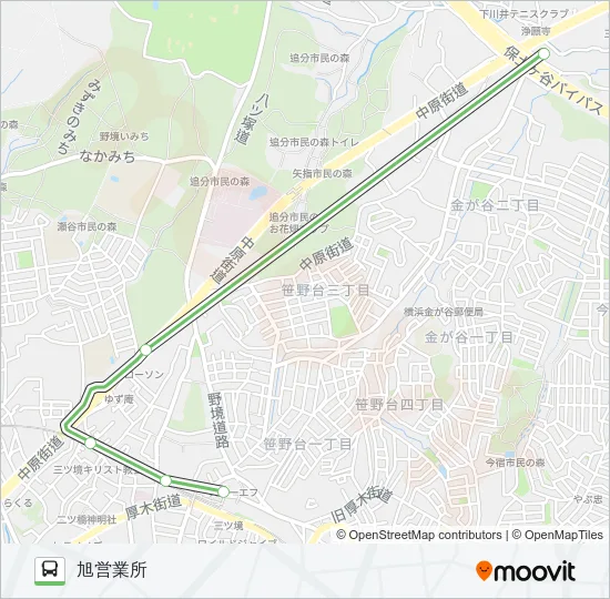 旭33 の路線図