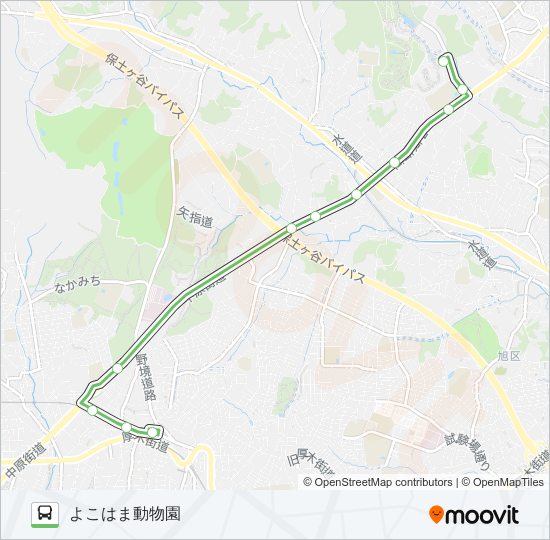 旭33 バスの路線図