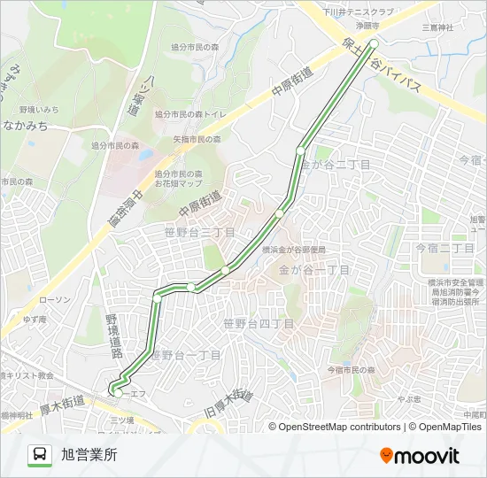 旭34 の路線図