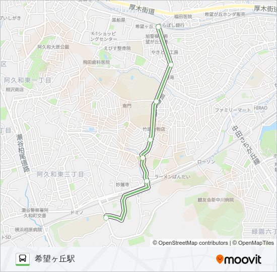 旭80 bus Line Map