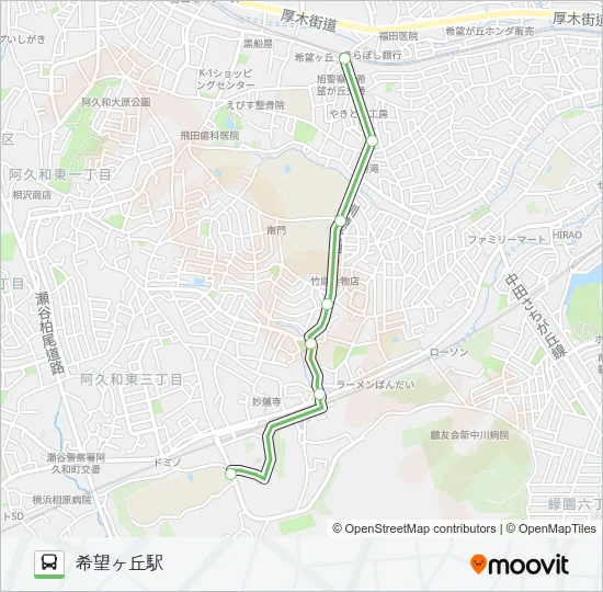 旭80  Line Map