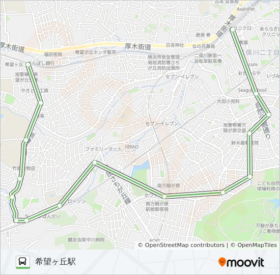 旭99 Route Schedules Stops Maps 希望ヶ丘駅 Updated