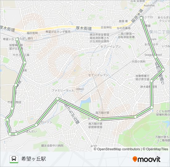 旭99 バスの路線図