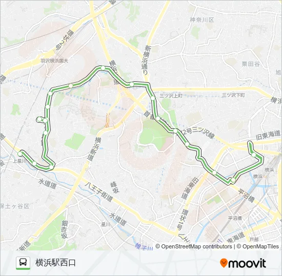 浜11 の路線図