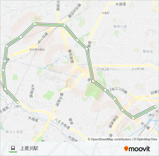 浜13 の路線図