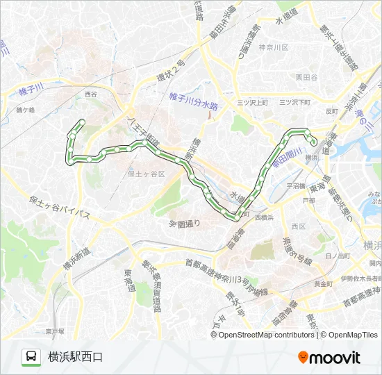 浜16 の路線図