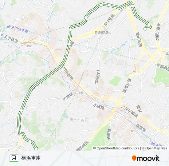浜20 の路線図