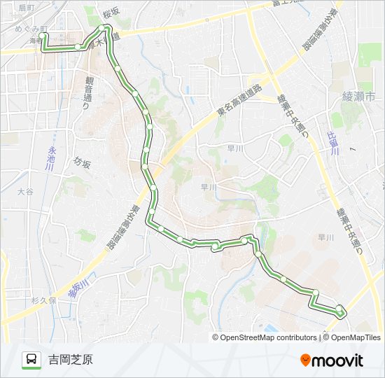 綾11 bus Line Map